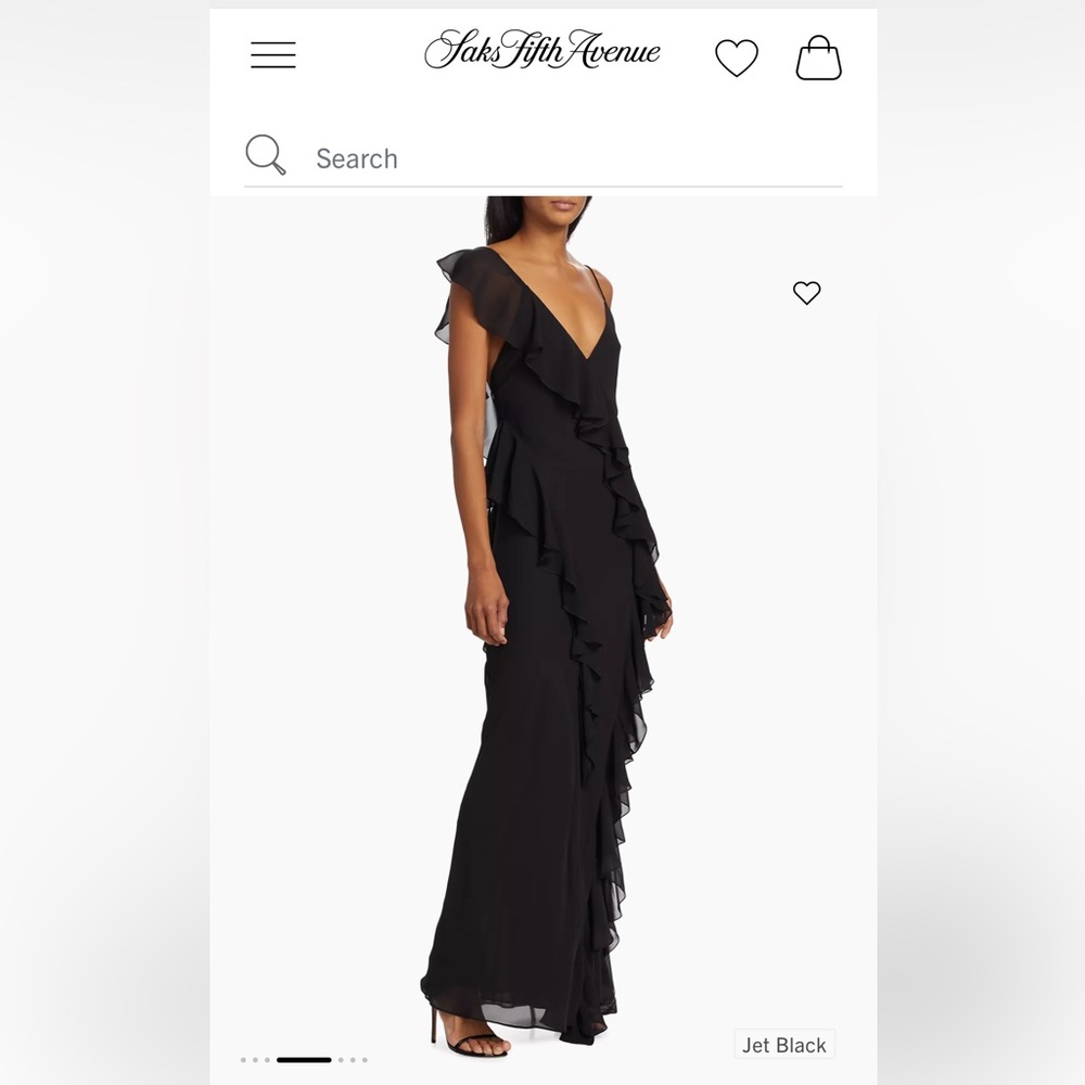 Ronny Kobo Olivialle Draped Maxi Gown - Picture 4 of 16